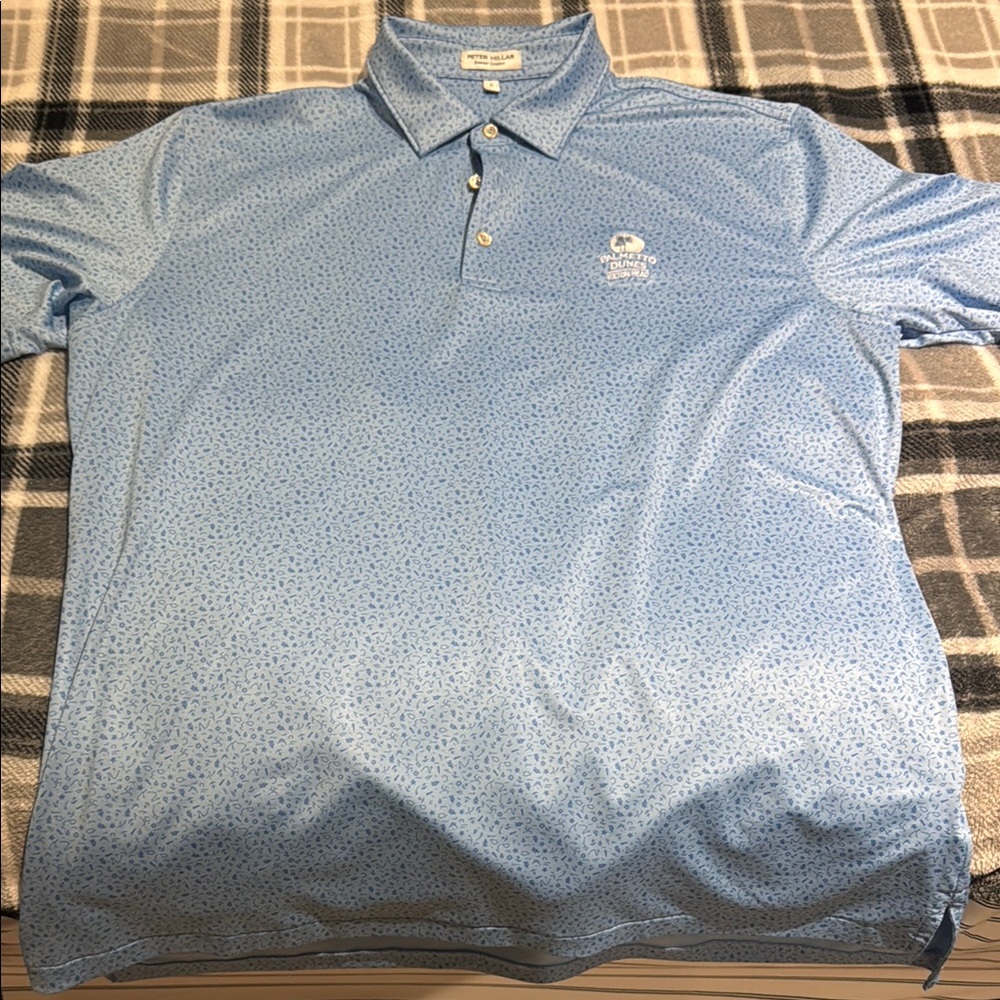 Peter Millar Light Blue Palmetto Dunes Hilton Head Polo